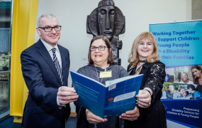 Prof. Gary O'Brien, Dr Anne O'Byrne & Prof. Emer Ring, MIC at Progressing Disability Services for Children and Young People (PDS) Conference 2019