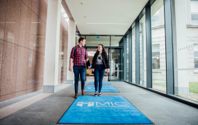 Students on campus at Mary Immaculate College, Limerick 