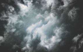 storm clouds stock image for Storm Brendan