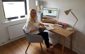 Dr Maeve Liston working from home during the COVID-19 crisis 