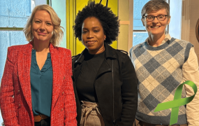 Pictured above (L-R): Professor Niamh Stack, Head of the Department of Psychology at MIC; Tracy Dsane, a parent partner of the study and Joanne Perill from Clarecare launching 'Building Connections: The experience of parenting while living with mental health challenge'.