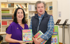 Dr Anne Dolan pictured alongside Philip Boucher-Hayes