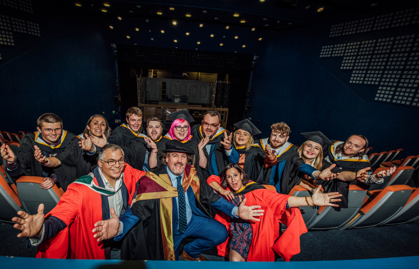 The first graduates from the BA in Contemporary and Applied Theatre Studies