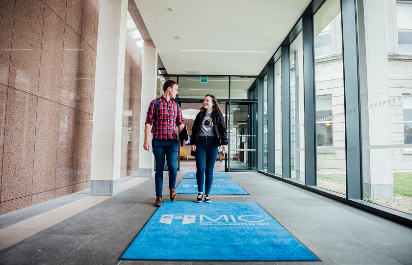 Students on campus at Mary Immaculate College, Limerick 