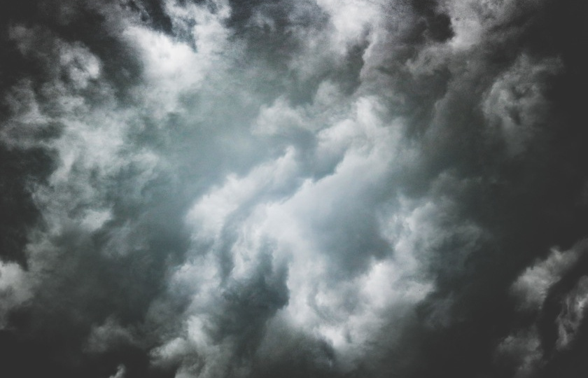 storm clouds stock image for Storm Brendan