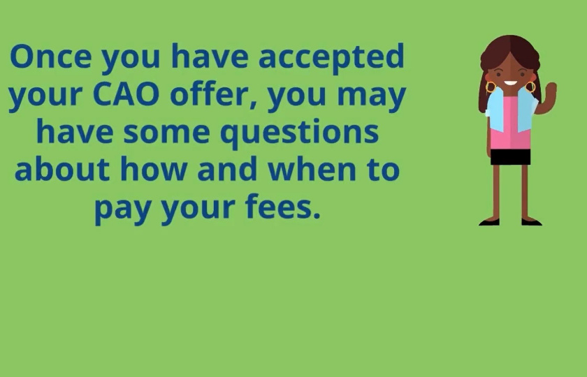 A video explaining that the video has answers to some questions you may have about fees