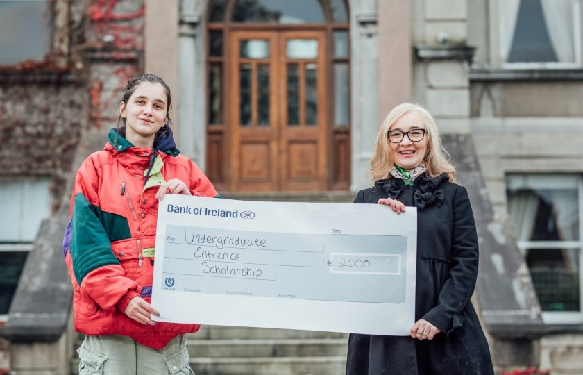 Diana-Ilanca Luca, from Romania, pictured with Dr Geraldine Brosnan