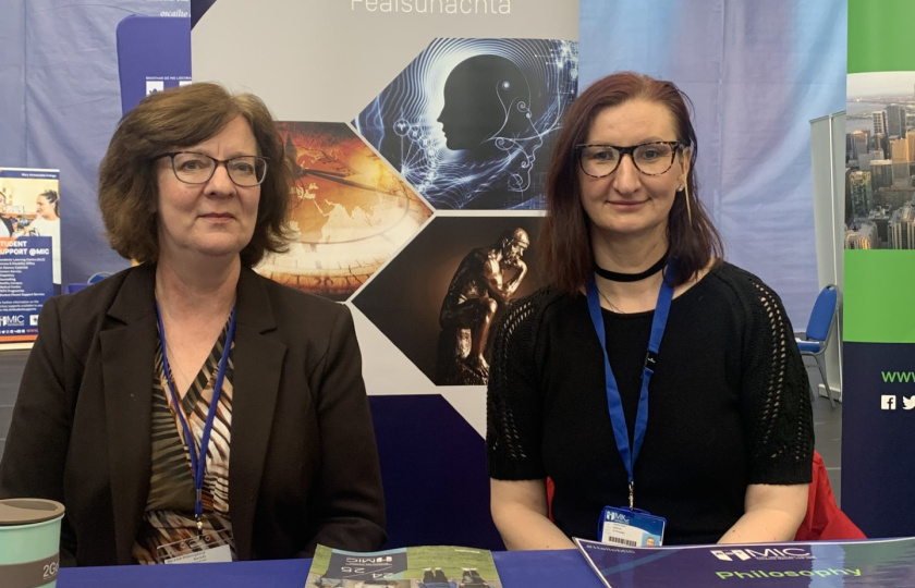 Dr Catherine Kavanagh and Karolina Sutton during MIC Open Day 