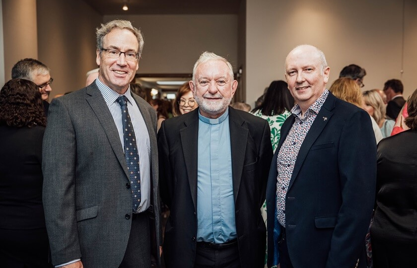 Guests at an event to honour the immense contribution of Prof. Eugene Wall, President of MIC as he retires after 44 years.