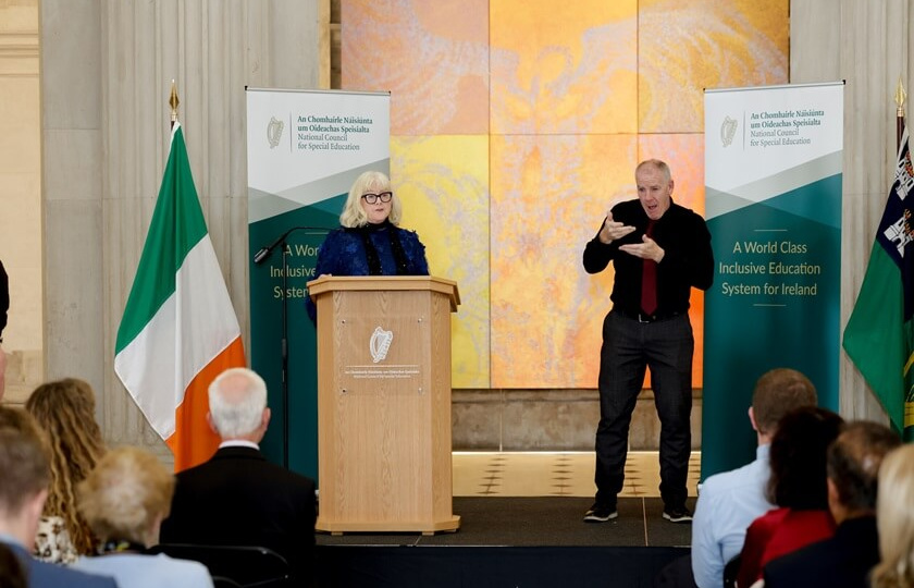 Professor Emer Ring, Dean of Education at Mary Immaculate College (MIC) at the launch of her book Special Education in an Independent Ireland 1922-2022. Insights from a Journey through the Century