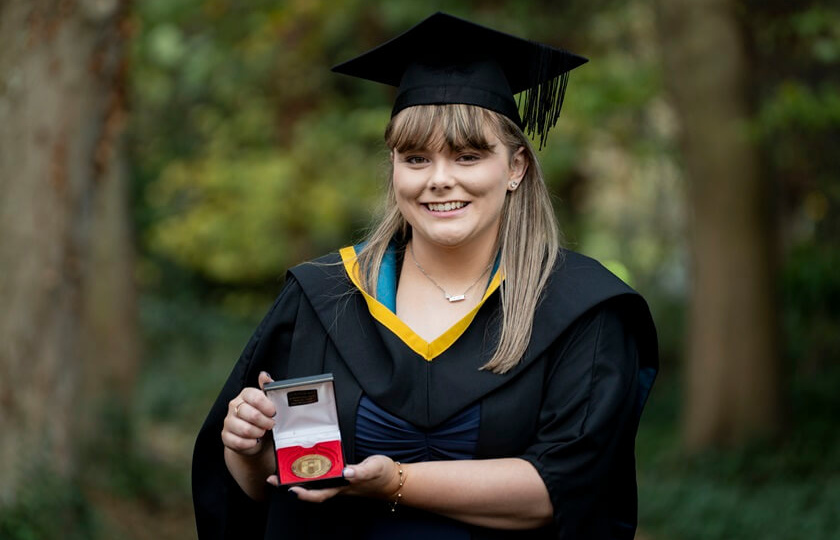 BA in Education, Business Studies and Accounting graduate, Chloe Troy