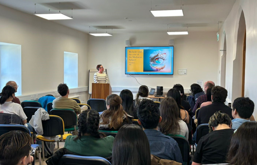 Dr Órla Slattery during her talk at the Philosophy Research Day 2024