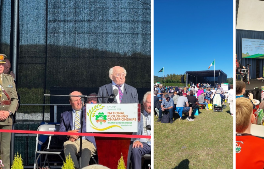 Different scenes from the Ploughing Festival