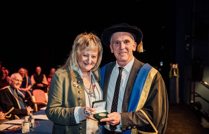 Dr Nóirín Ní Ríain, MIC Alumni Awardee for 2024