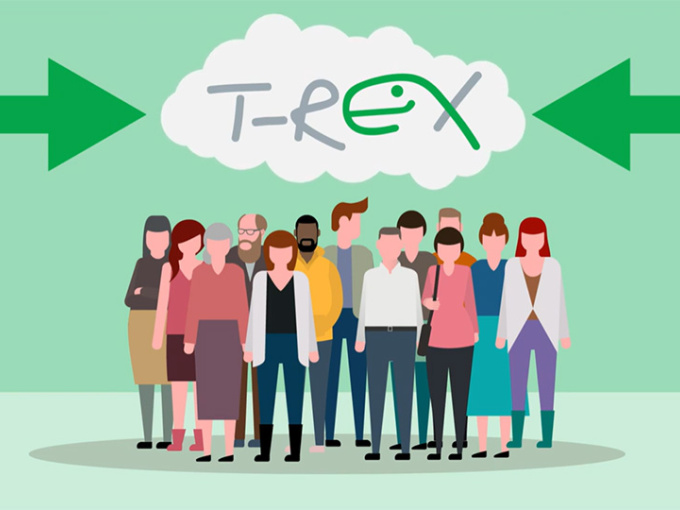 T-Rex logo - The Teachers' Research Exchange