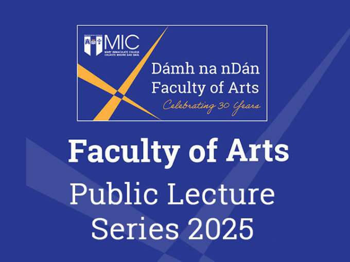 Faculty of Arts Public Lecture Series 2025 graphic including logo